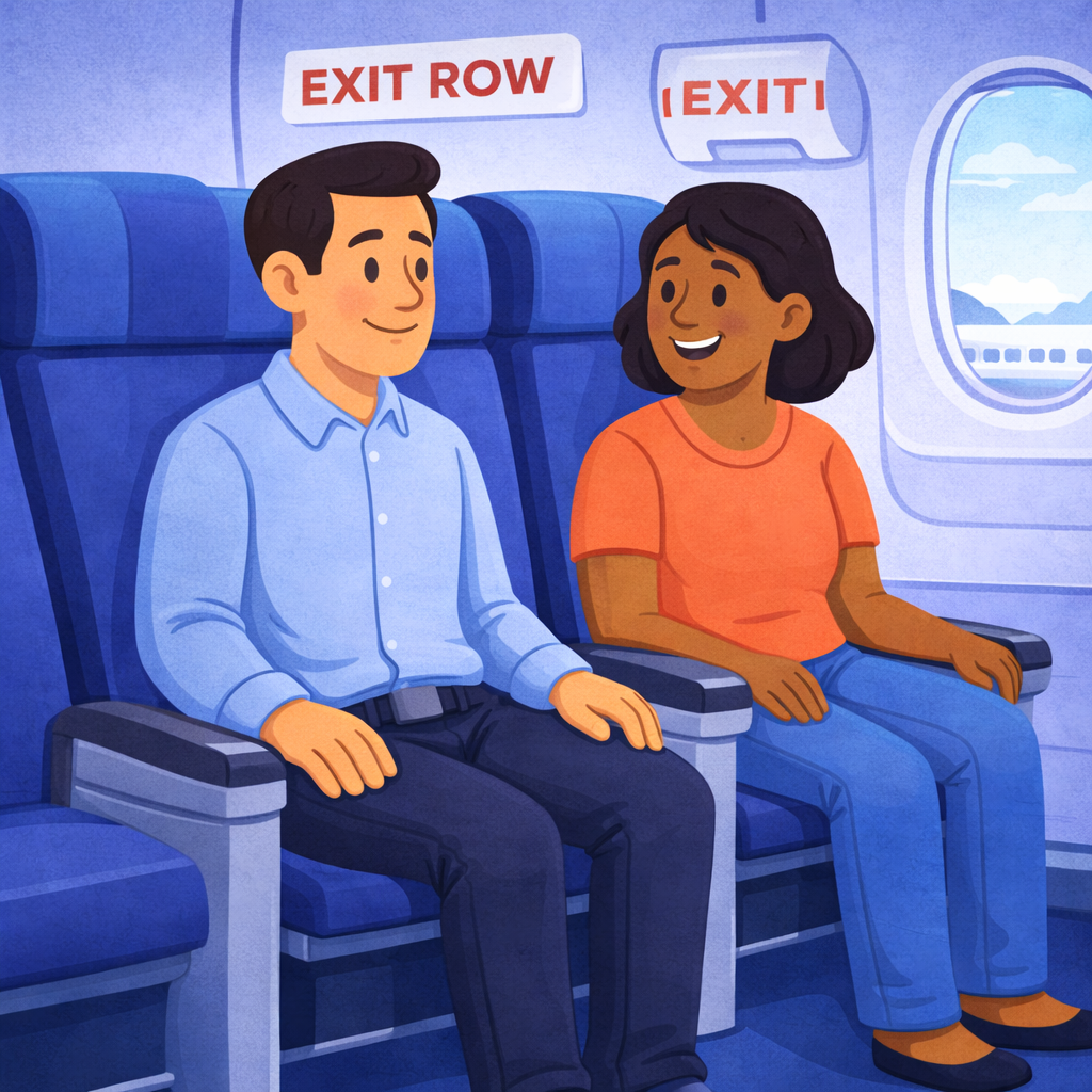 Exit row